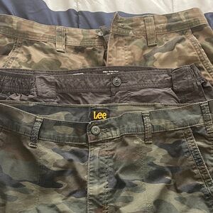Lee Multi-Tone Camouflage Shorts